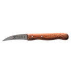 Fuchs Schälmesser 6,25 cm Carbonstahl nicht rostfrei Kirschholzgriff Solingen