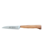 Küchenmesser 10cm, geschmiedete Klinge, rostfrei, Olivenholzgriff, Made in Solingen