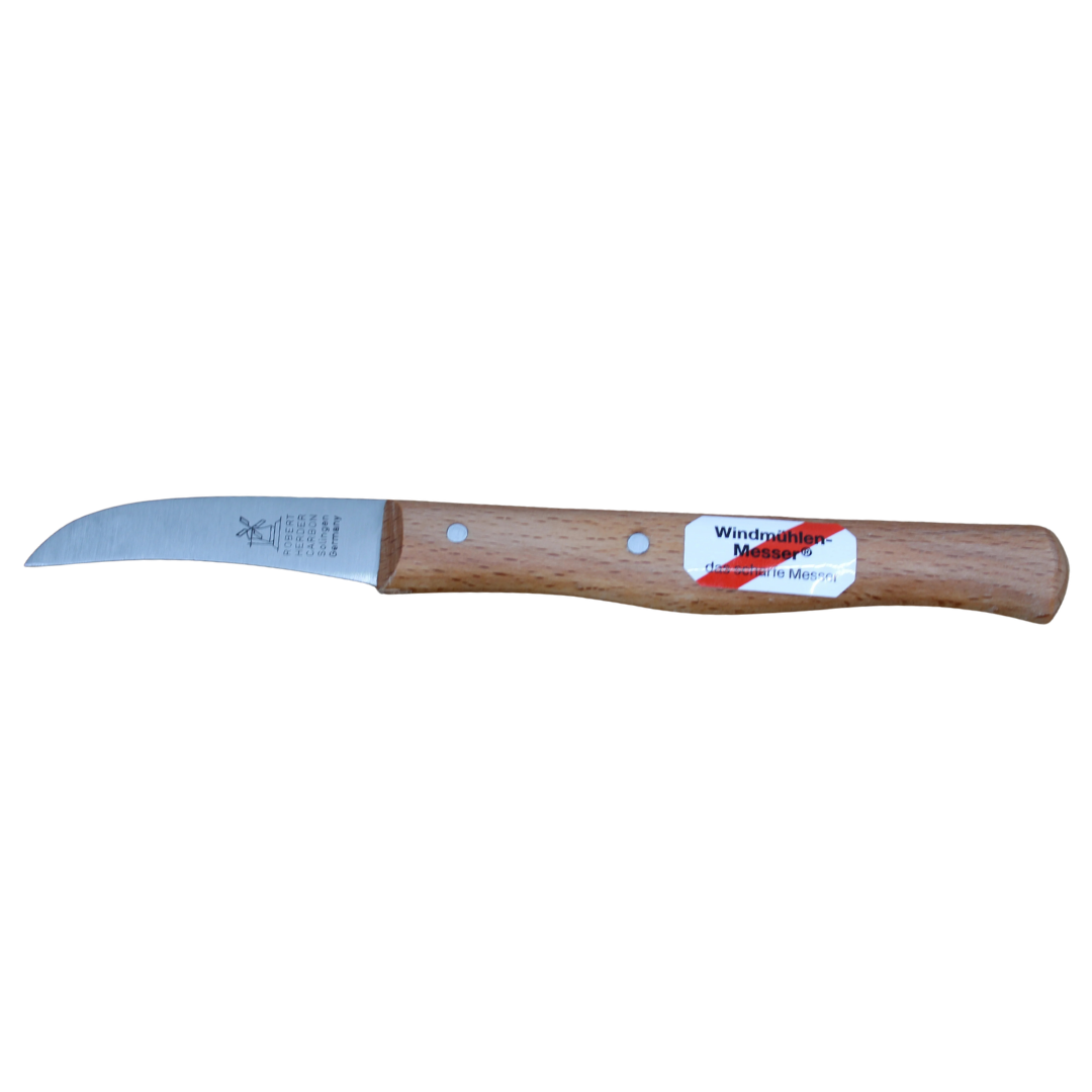 Cuchillo de cocina Windmühle Solingen: ¡curvado, no inoxidable!