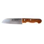 Santokumesser 15cm, Olivenholzgriff, Edelstahlklinge