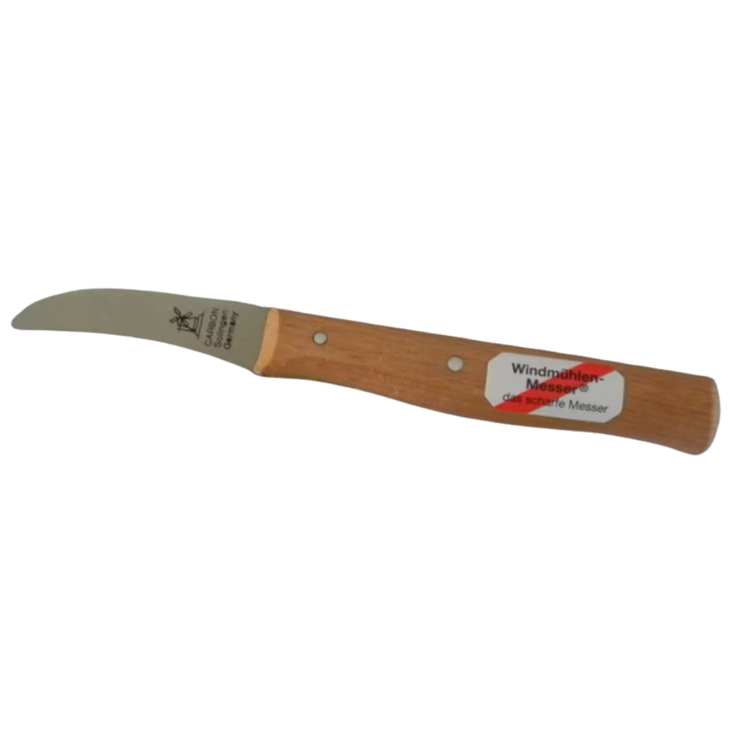 Küchenmesser Windmühle Solingen - gebogen, nicht rostfrei!
