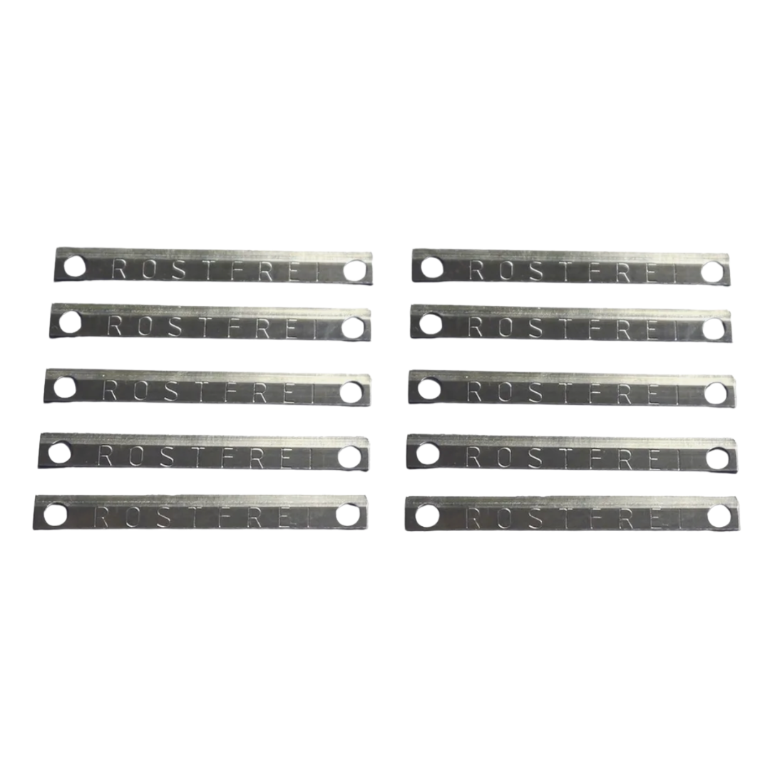 10 Ersatzklingen für Famos Sparschäler rostfrei
