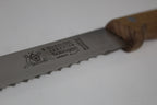 Brotmesser "Fuchs" 20 cm Wellenschliff Buchenholzgriff Made in Solingen
