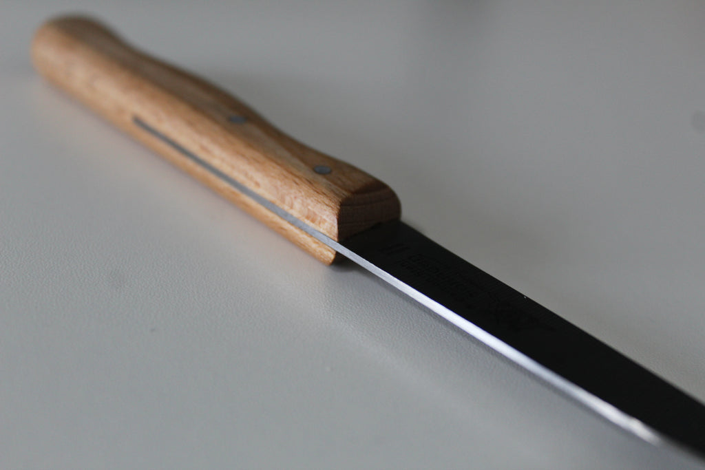 Cuchillo de cocina “Fox” 3,25” Mango de madera de haya, oxidado