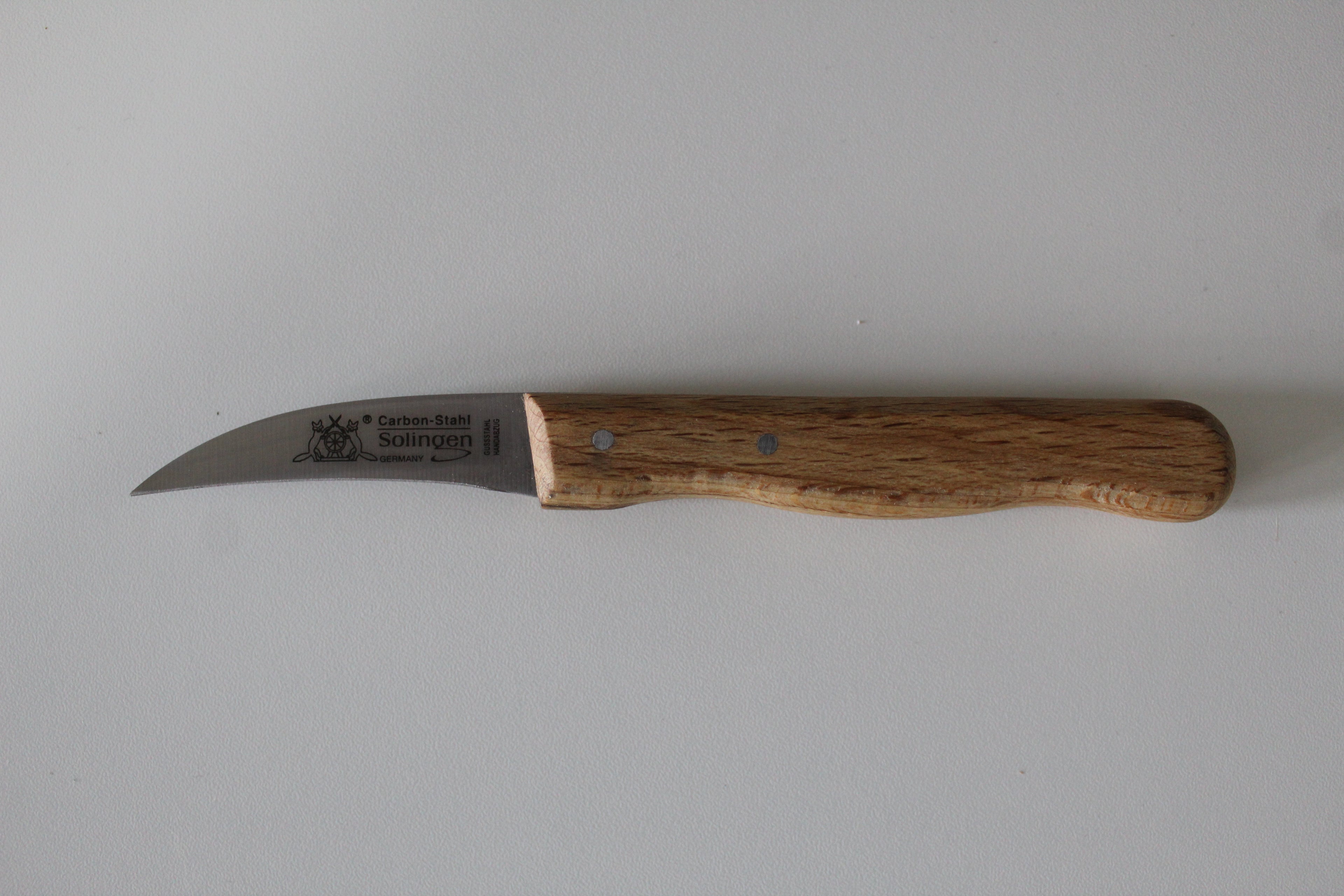 SCHÄLMESSER „FUCHS“ 2,5" Buchenholzgriff