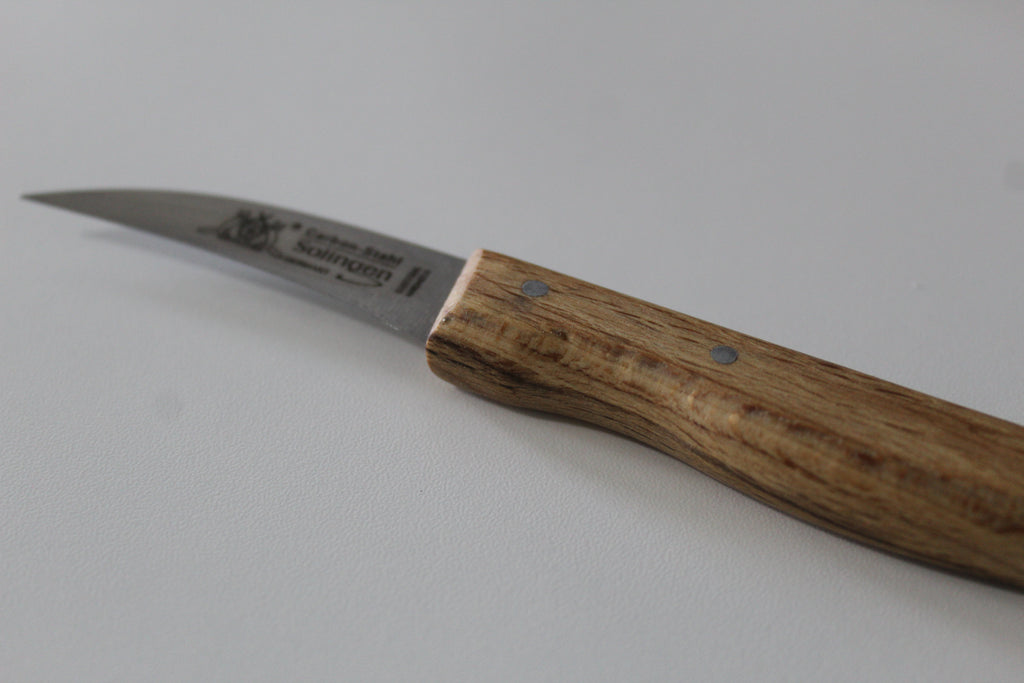 SCHÄLMESSER „FUCHS“ 2,5" Buchenholzgriff