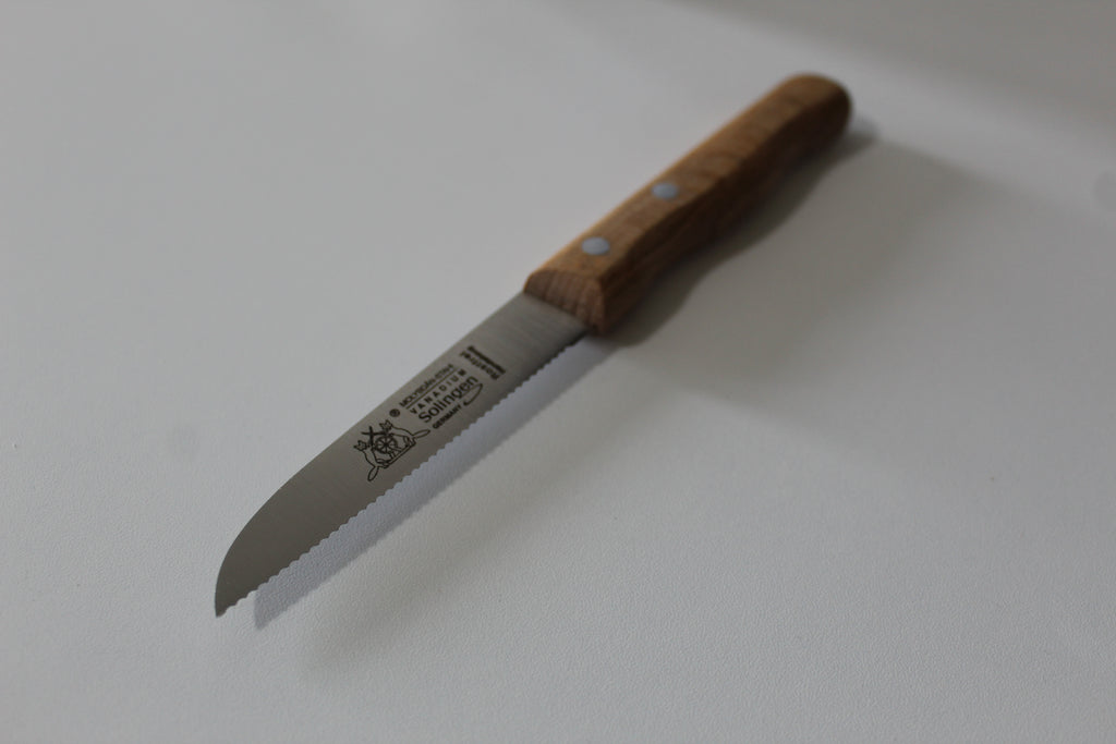 CUCHILLO PARA TOMATES "FOX" 3,5" Mango de madera de haya