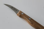 Schälmesser "Fuchs" 2,5" Bucheholzgriff rostfrei