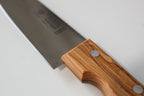 Santokumesser 15cm, Olivenholzgriff, Edelstahlklinge