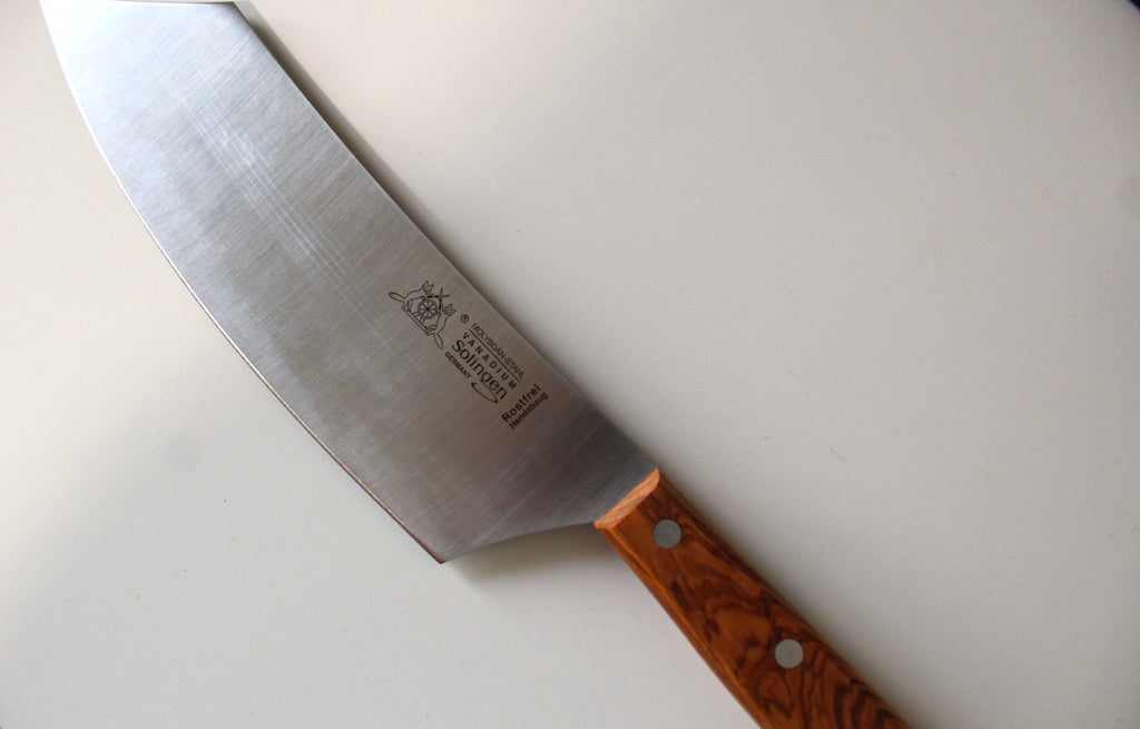 Barbequemesser 20 cm, Olivenholzgriff, rostfr. Molybdänklinge