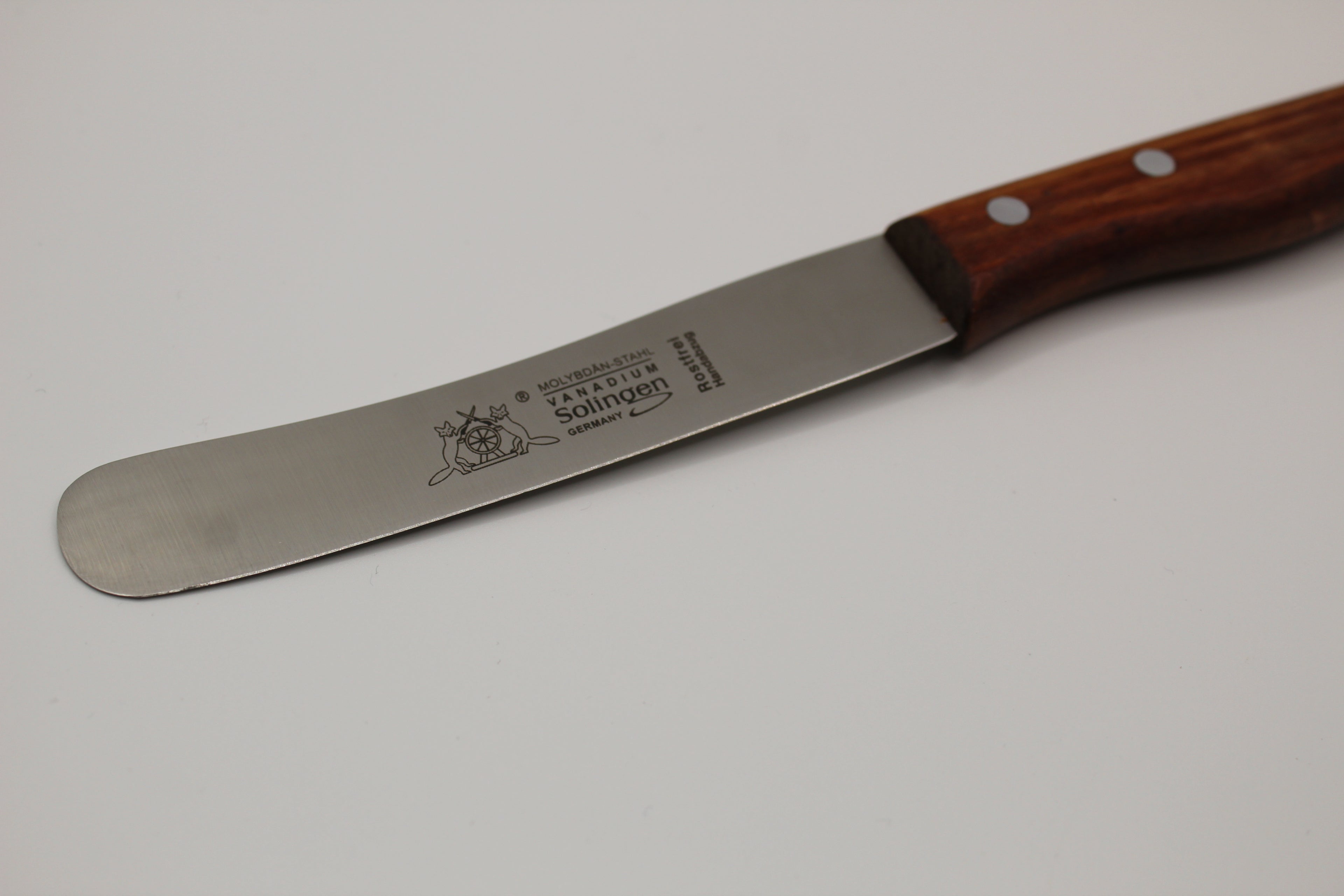 Buckelsmesser "Fuchs" 4,5" Kirschholzgriff rostfrei, made in Solingen