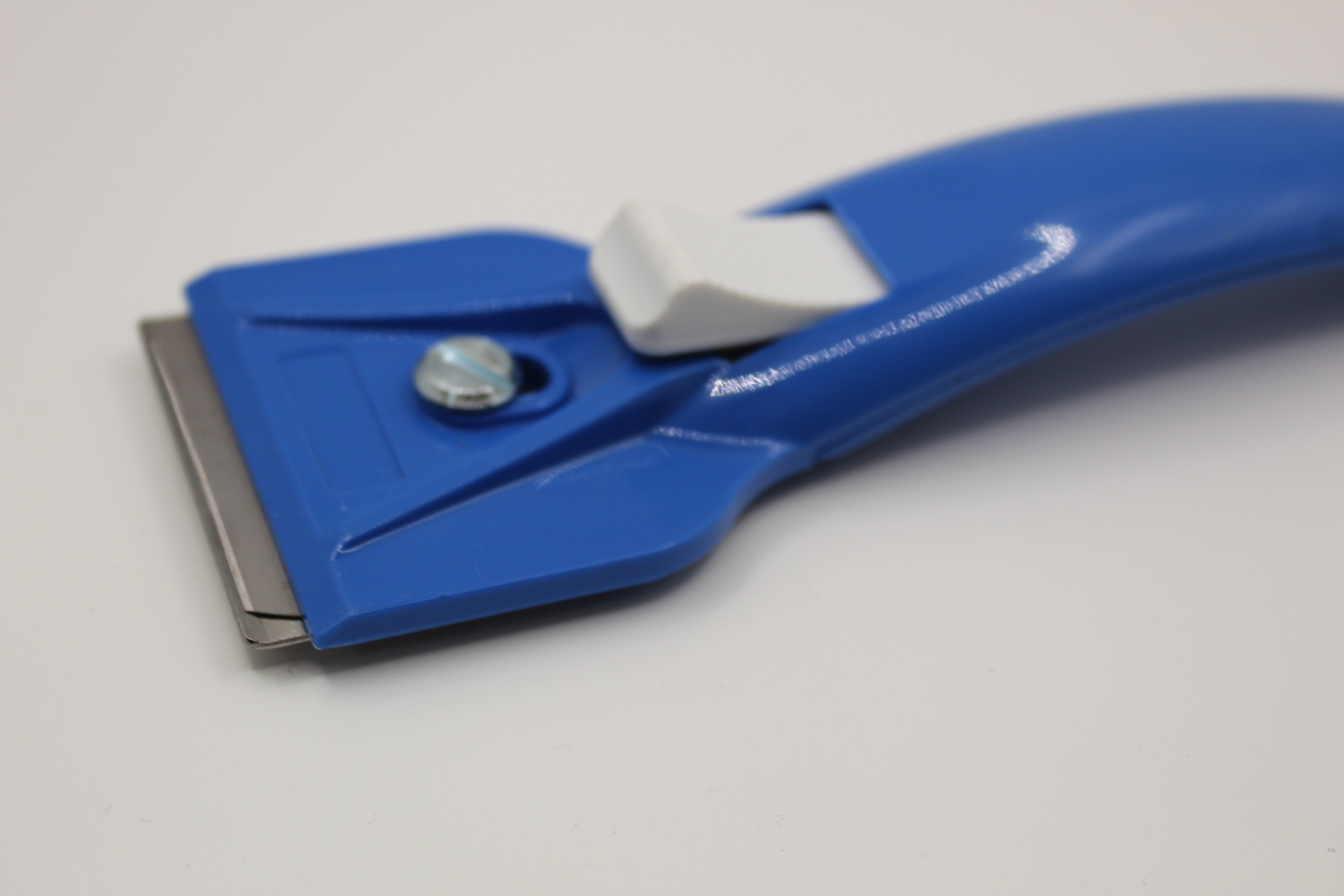 Ceranfeldschaber blau, für Glaskeramik und Induktionskochfeld