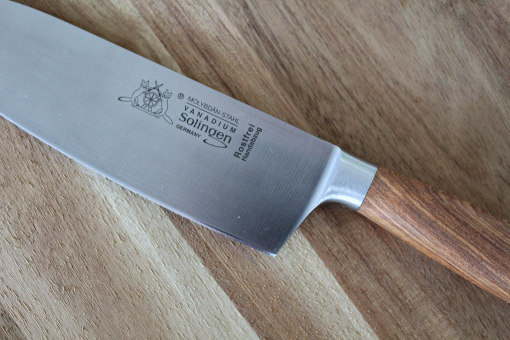 Santokumesser 16cm, Olivenholzgriff, made in Solingen