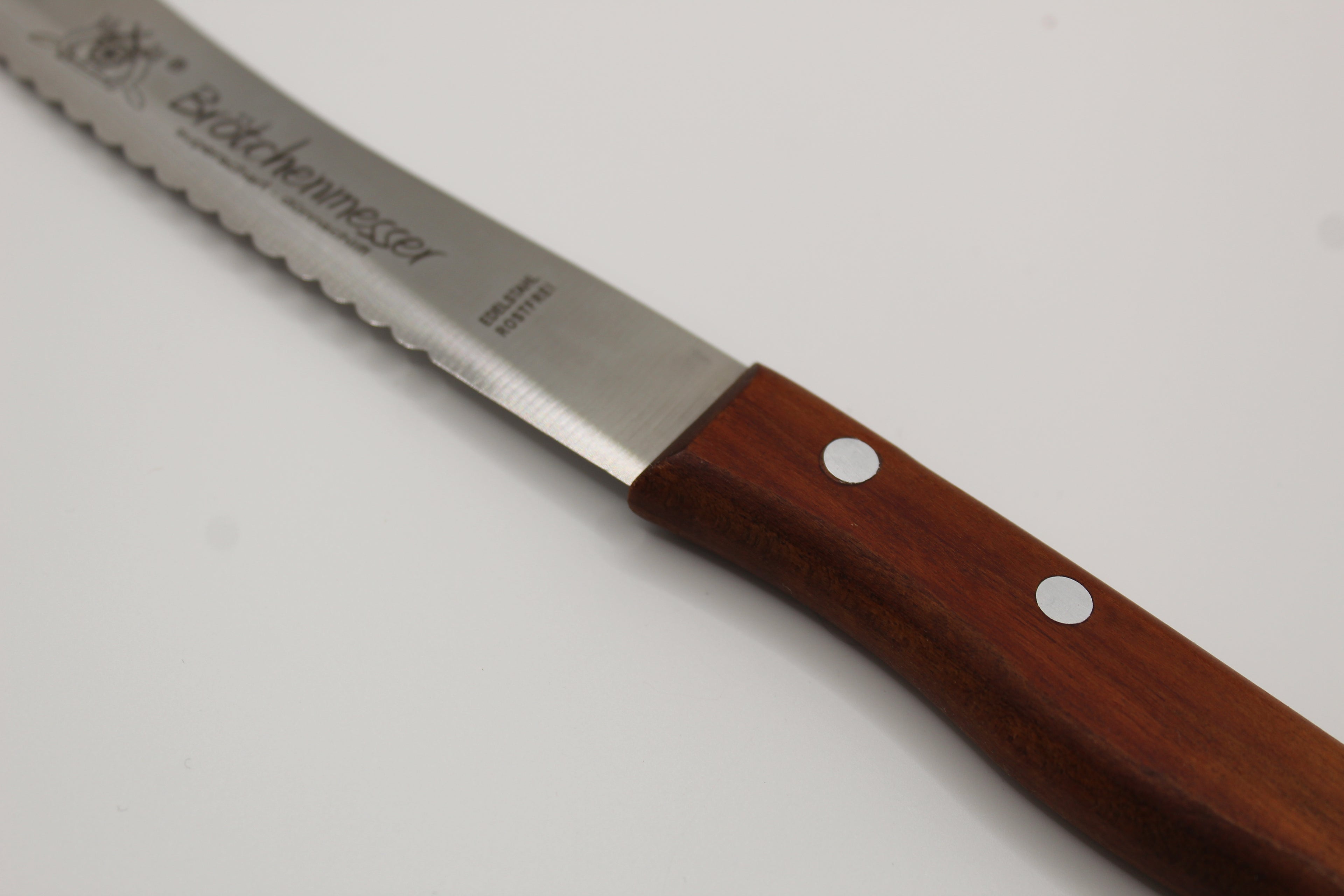 Buckelsmesser "Fuchs" 4,5" mit Welle Kirschholzgriff, Made in Solingen