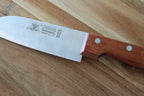 Santokumesser 15cm, Kirschholzgriff, Edelstahlklinge
