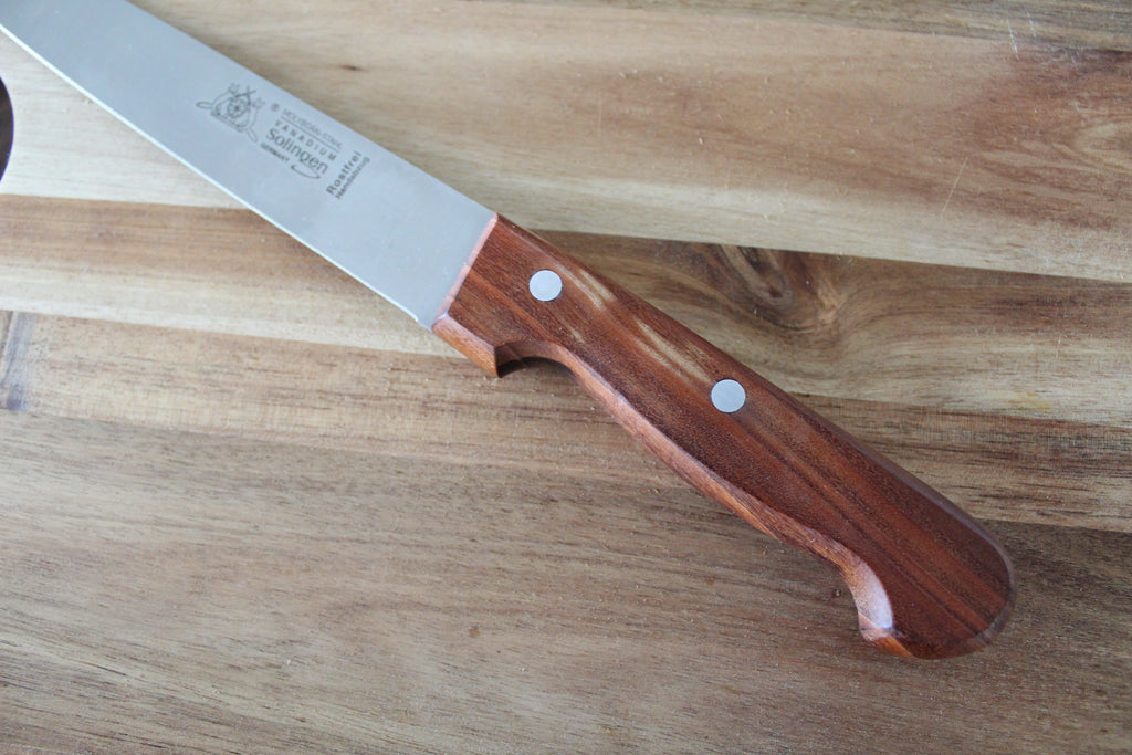 Fleischmesser 20 cm, Kirschholzgriff, Edelstahlklinge