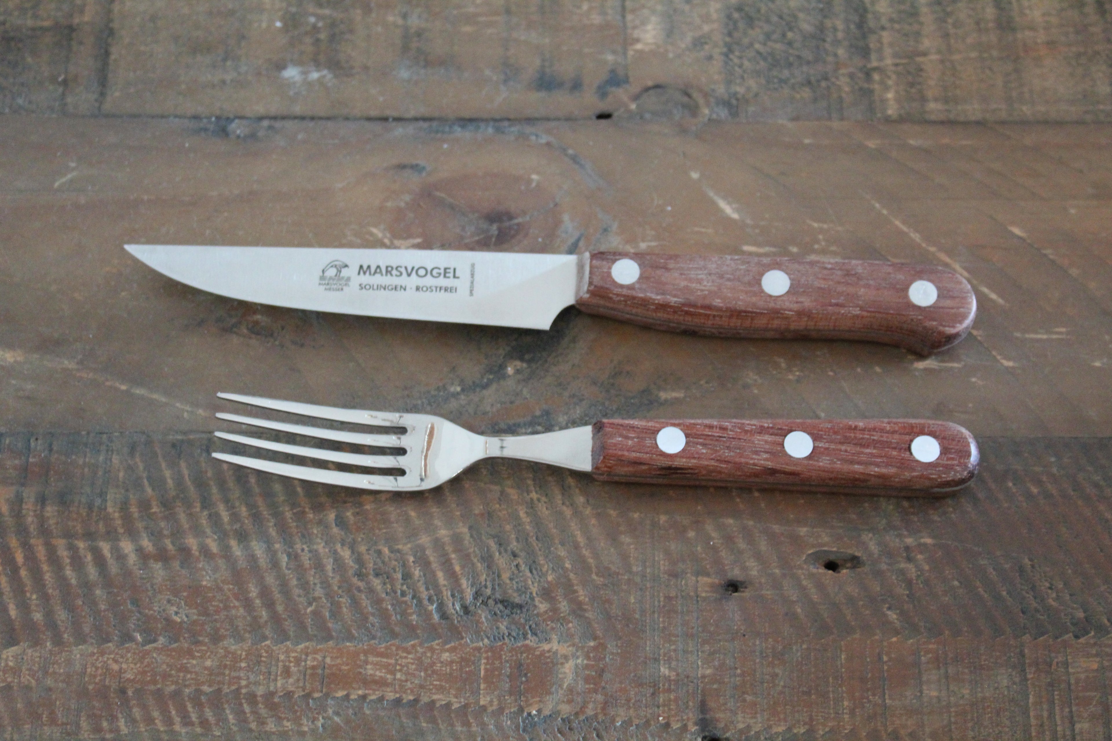 Steakbesteck Maßvogel 2 teiliges Set, Made in Solingen