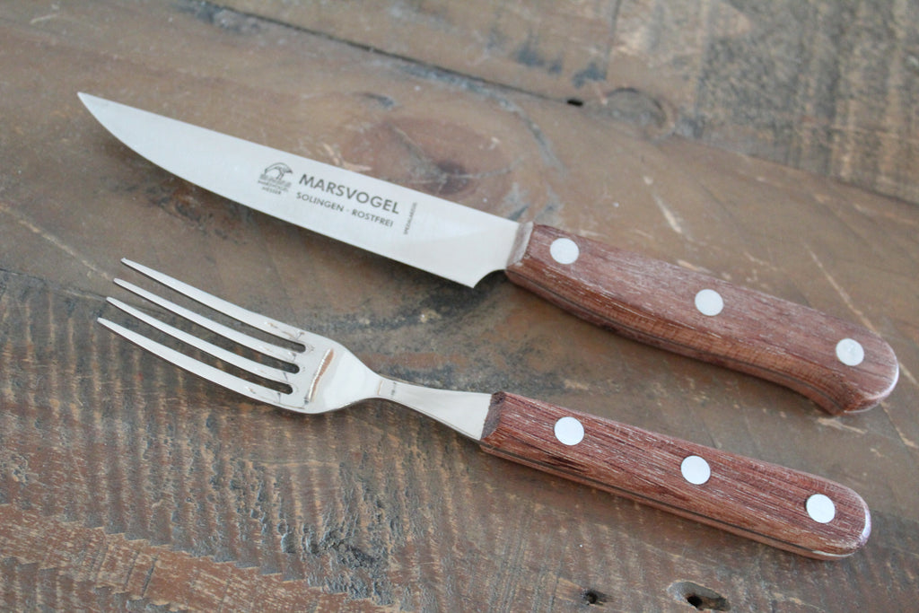 Steakbesteck Maßvogel 2 teiliges Set, Made in Solingen