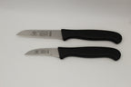 Zwei Küchenmesser Gerade und Gebogene Klinge Kunststoffgriff Max Melchior
