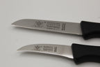 Zwei Küchenmesser Gerade und Gebogene Klinge Kunststoffgriff Max Melchior