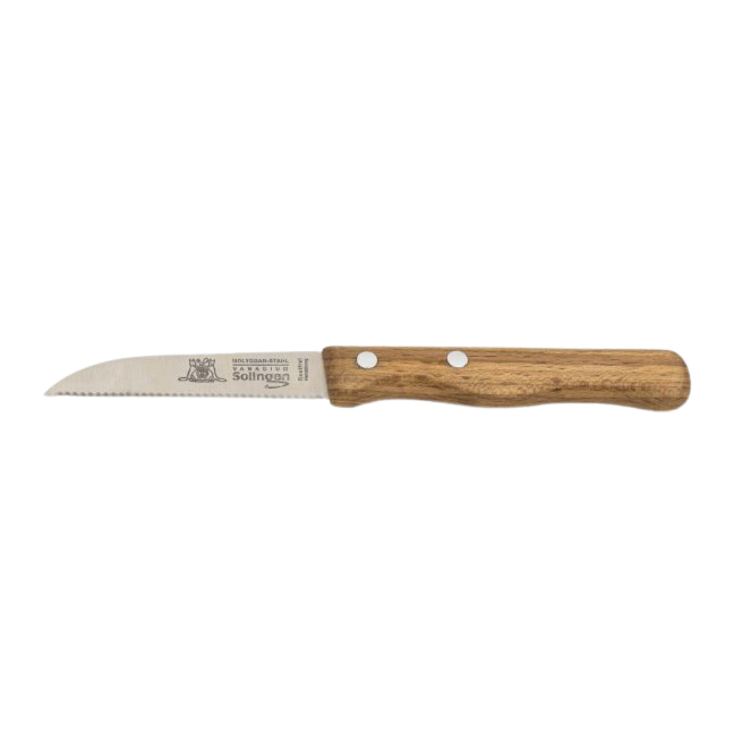 CUCHILLO PARA TOMATES "FOX" 3,5" Mango de madera de haya